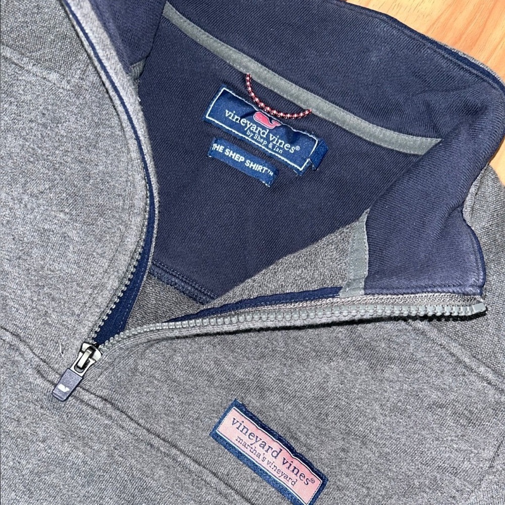 ⚓️ Vineyard Vines Navy and Gray Half-Zip Women’s Pullover ⚓️